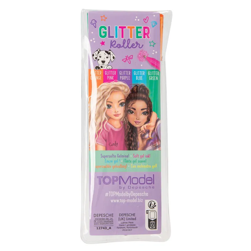 Glitter gel roller - TOPModel
