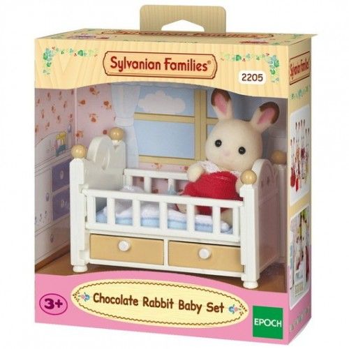 Chocolate Rabbit Baby Set - EPO-5017* - Epoch - Sylvanian Families - Le Nuage de Charlotte
