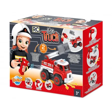 Buki Junior Engineer RC Fire Truck Build Kit (Age 3+)