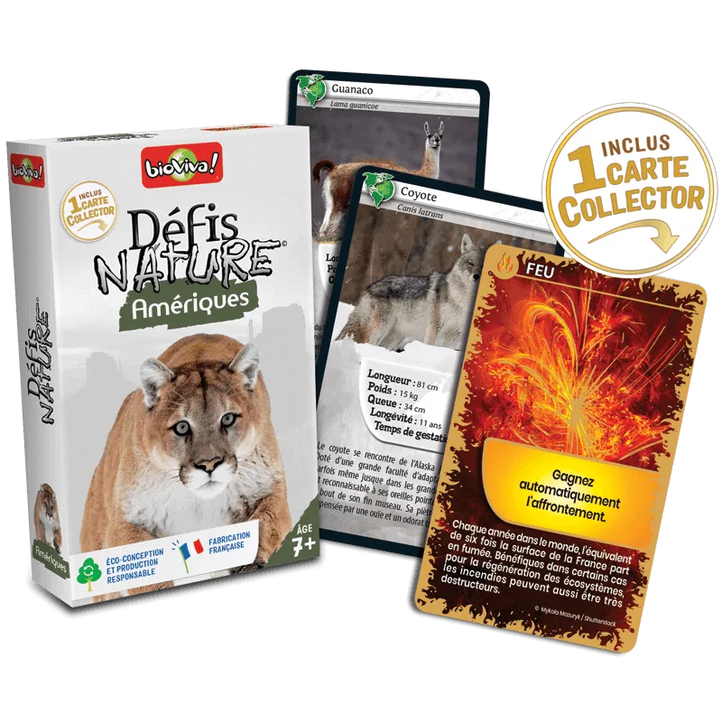 Défis Nature – Amériques – jeu éducatif Bioviva dès 7 ans