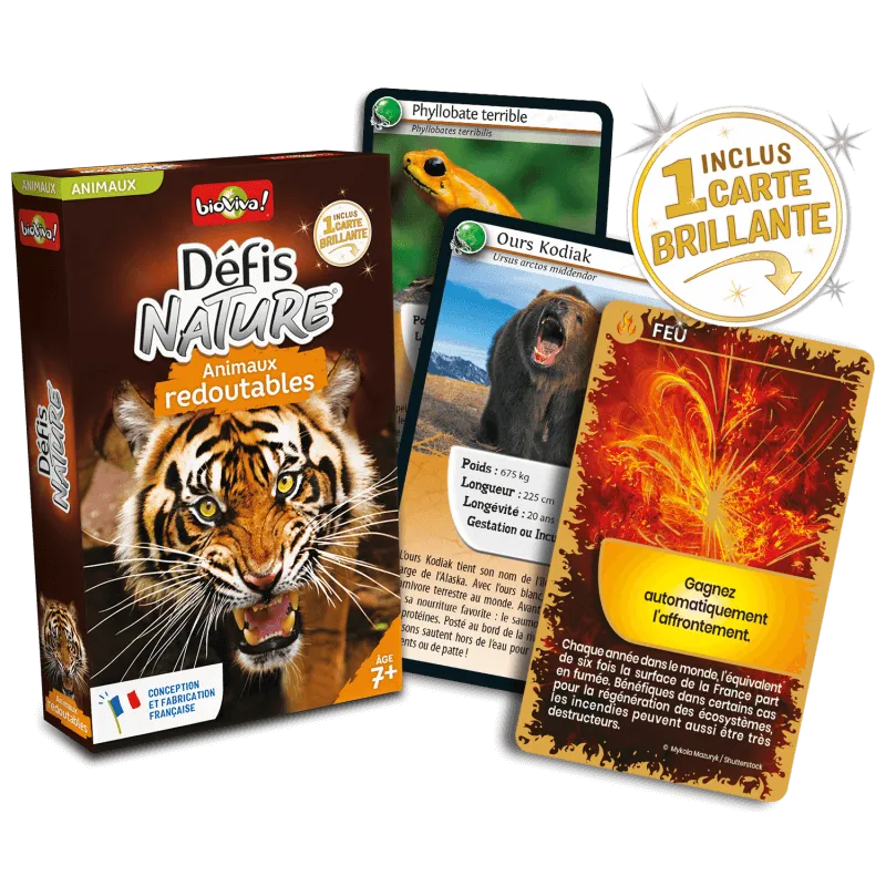 Défis Nature – Animaux redoutables – jeu éducatif Bioviva