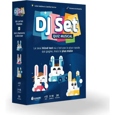 DJ Set Quiz Musical – Jeu d’ambiance musical 3 à 10 joueurs