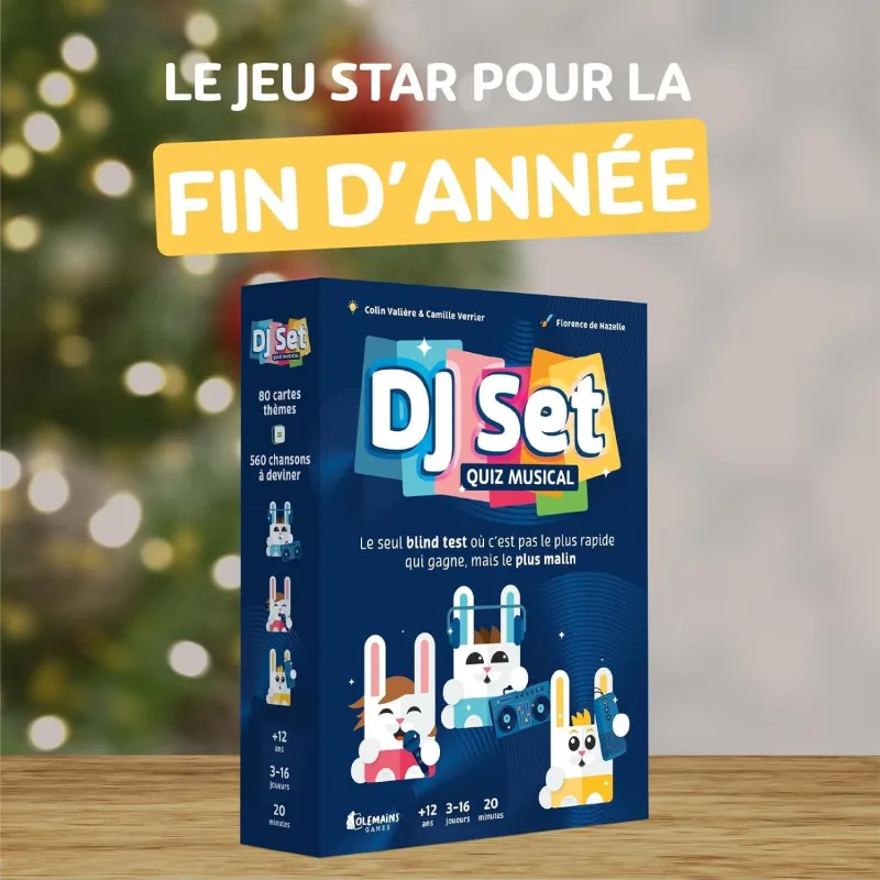 DJ Set Quiz Musical – Jeu d’ambiance musical 3 à 10 joueurs