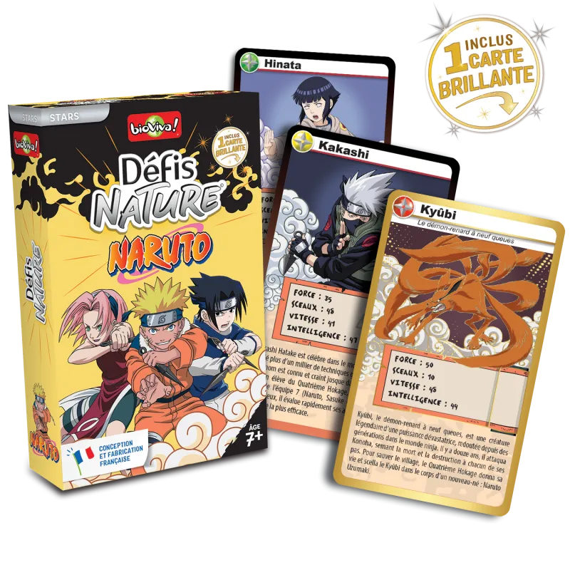 Défis Nature – Naruto - Jeu de cartes éducatif Bioviva