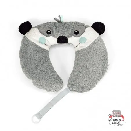 Neck Roll with Soother Chain - Elvis the Meerkat - STE-6511622 - Sterntaler - Neck Pillow - Le Nuage de Charlotte