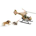 Hélicoptère sauvetage d’animaux Schleich WILD LIFE 42476