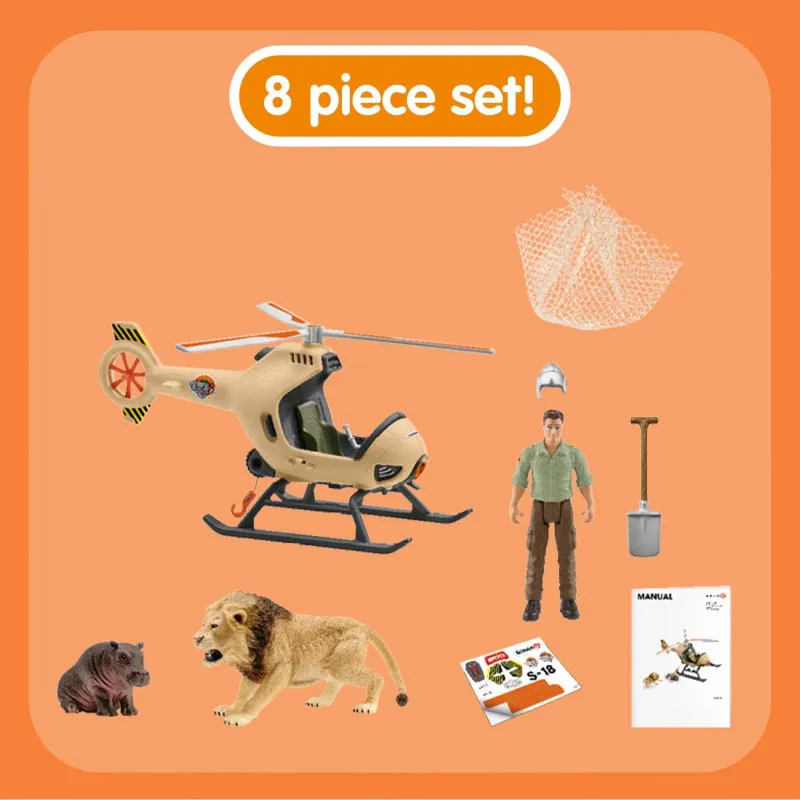 Schleich WILD LIFE Animal Rescue Helicopter 42476 – Playset