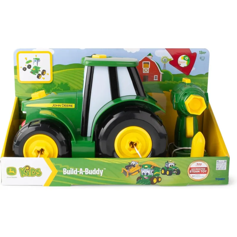 Build A Johnny Tractor – TOMY 18m+ Construction Toy