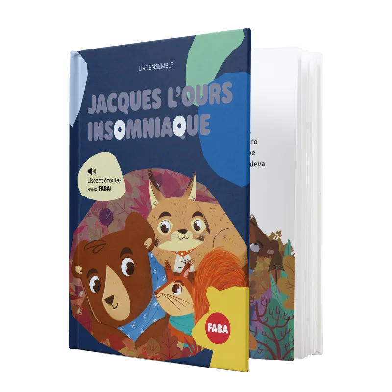 FABA Jacques l’ours insomniaque - Livre Sonore Français