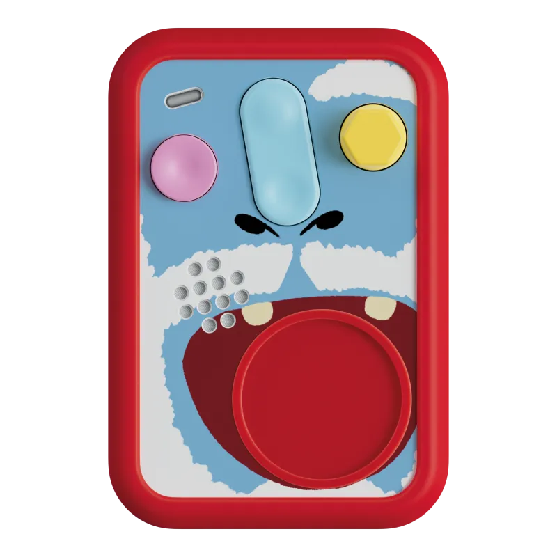 FABA+ Patapum Protective Case Red – Silicone Accessory