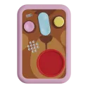 Coque de protection Patapum rose FABA+ - Accessoire silicone durable