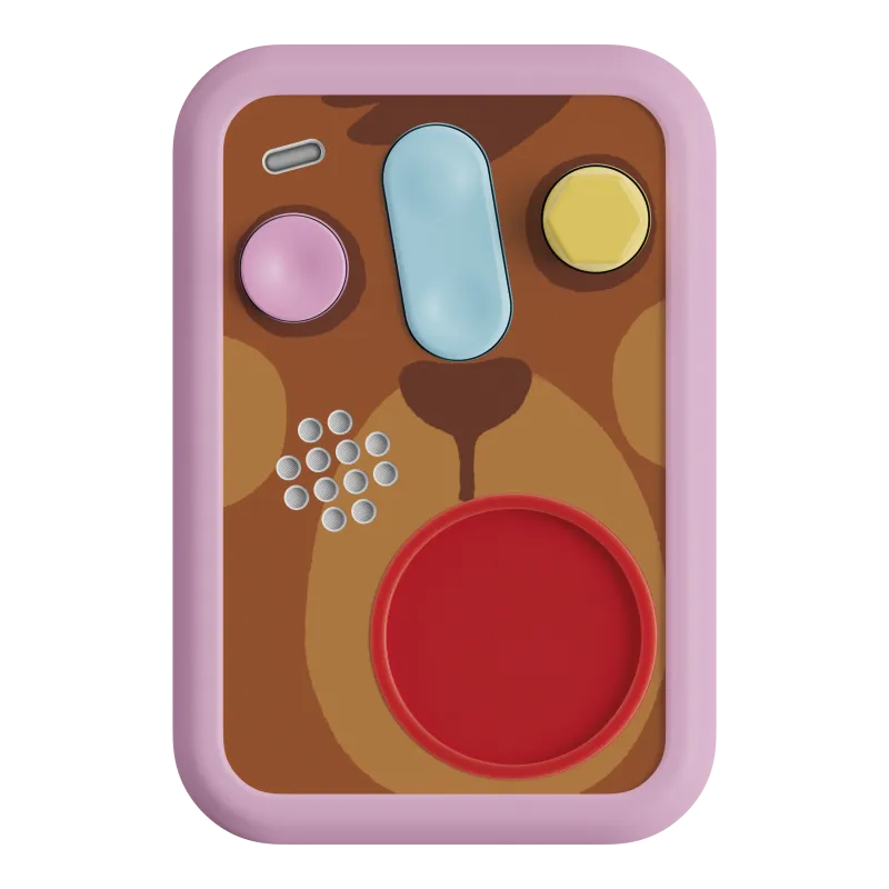 FABA+ Patapum Protective Case Pink - Silicone Accessory