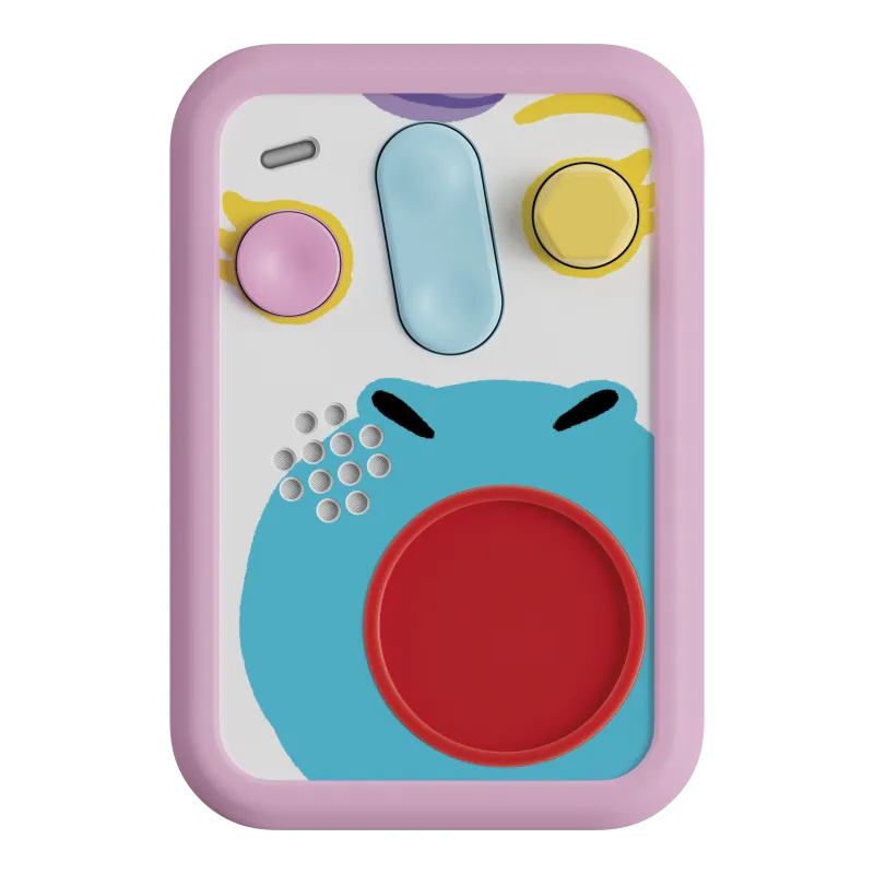 Coque de protection Patapum rose FABA+ - Accessoire silicone durable