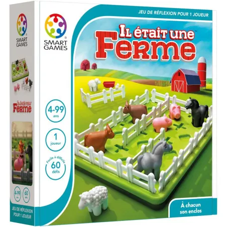 SmartGames Il était une Ferme – Jeu logique enfants 60 défis