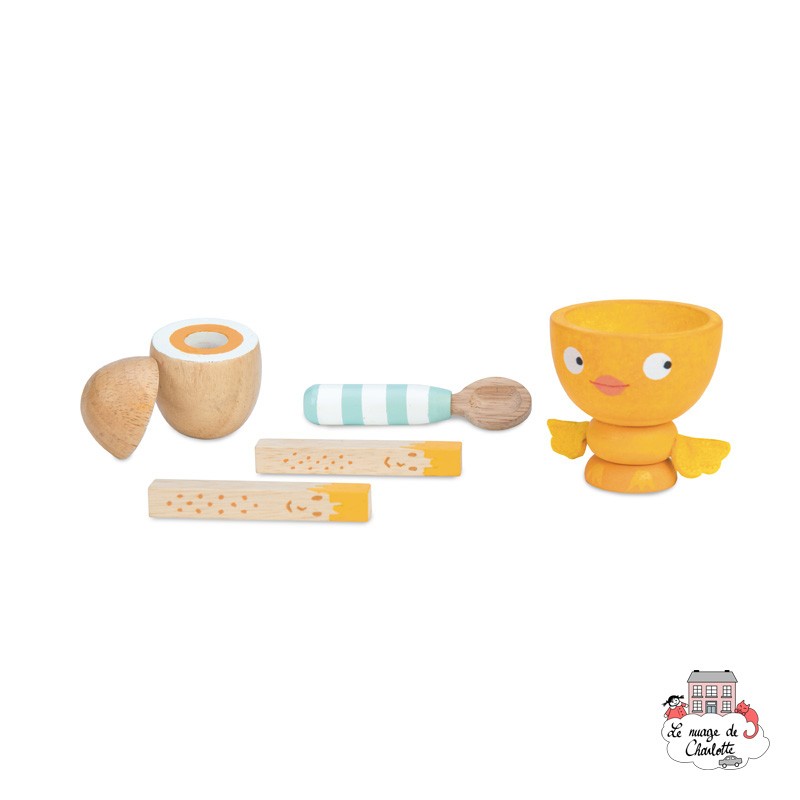 Egg Cup Set "Chicky-Chick" - LTV-TV315 - Le Toy Van - Play Food - Le Nuage de Charlotte