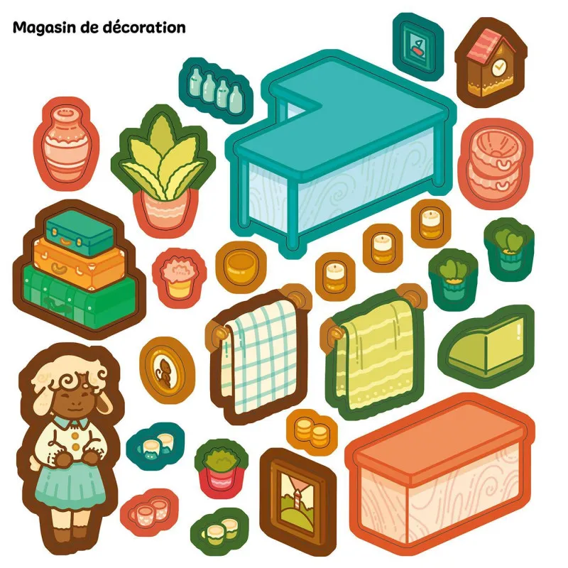 Cozy stickers - Mes petites boutiques