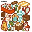 Cozy stickers - Home sweet home