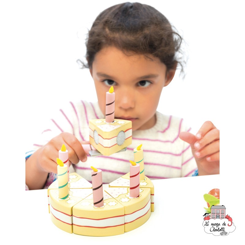 Vanilla Birthday Cake - LTV-TV273 - Le Toy Van - Play Food - Le Nuage de Charlotte