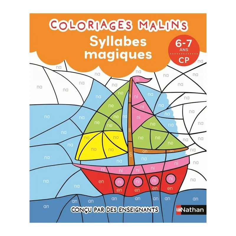 Coloriages malins : Syllabes magiques - CP (1ère Primaire)