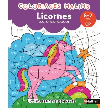 Coloriages malins : Syllabes magiques - CP (1ère Primaire)