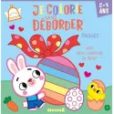 Je colorie sans déborder (2-4 ans) - Pâques - Avec gros contours en relief