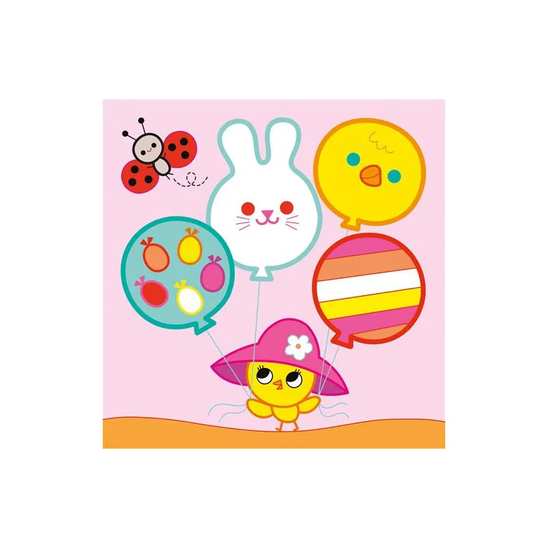 Je colorie sans déborder (2-4 ans) - Easter - With thick raised outlines