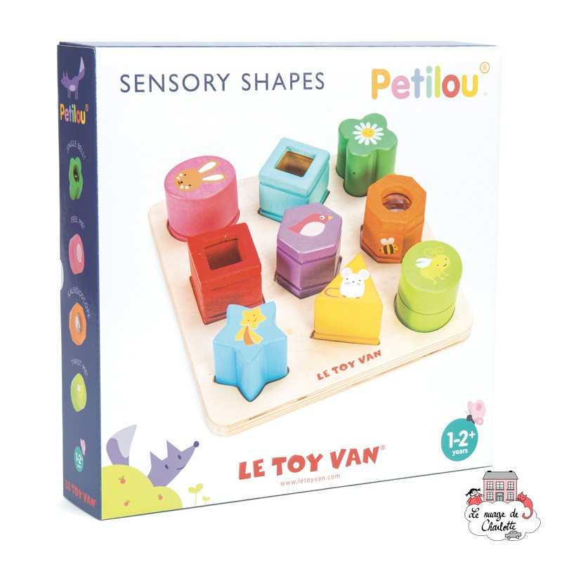 Petilou Sensory Shapes - LTV-PL089 - Le Toy Van - Prescholl - Le Nuage de Charlotte