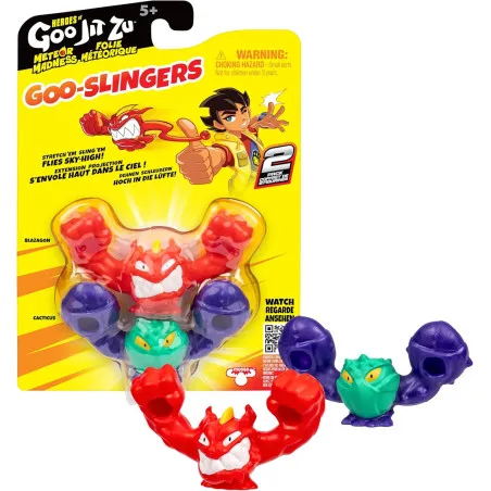 Heroes of Goo Jit Zu Goo Slingers Double Pack Stretchy Figures