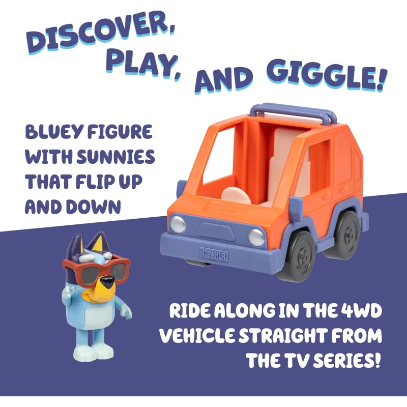 Bluey 4x4 avec Bluey – Véhicule Moose Toys