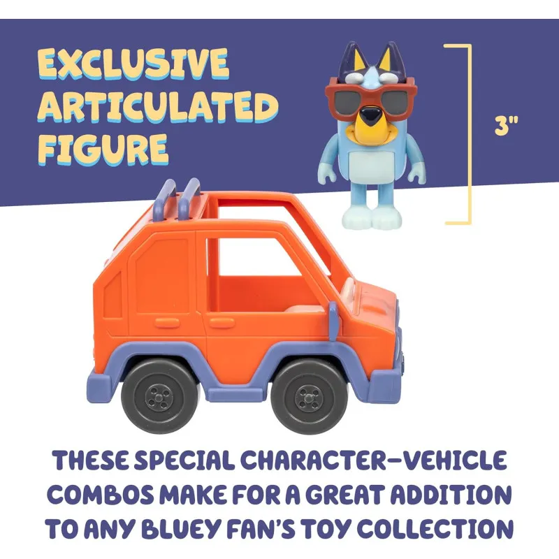 Bluey 4x4 avec Bluey – Véhicule Moose Toys