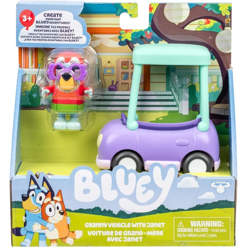 Bluey Granny Vehicle with Janet – Moose Toys