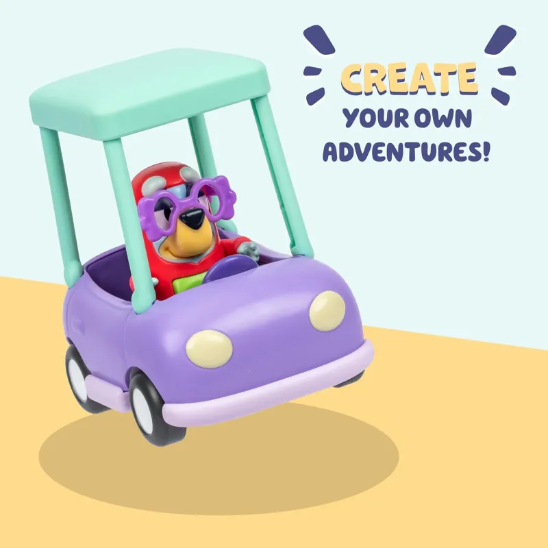 Bluey Granny Vehicle with Janet – Moose Toys