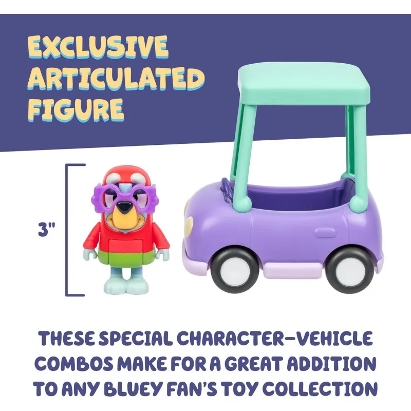 Bluey Granny Vehicle with Janet – Moose Toys