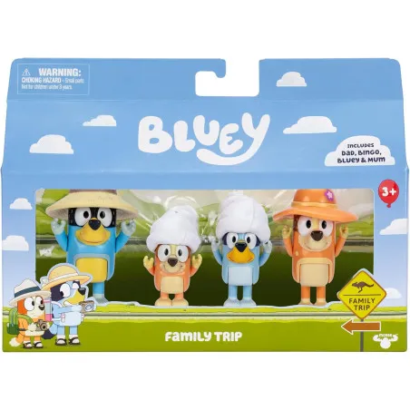 Bluey Voyage en famille – Figurines Moose Toys