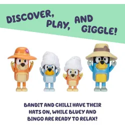 Bluey Voyage en famille – Figurines Moose Toys