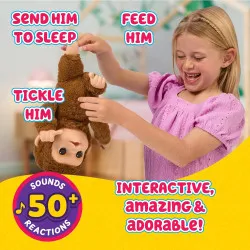 Little Live Pets My Baby Monkey Mango Interactive Plush Toy