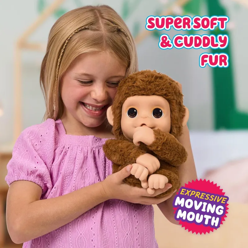 Little Live Pets My Baby Monkey Mango Interactive Plush Toy