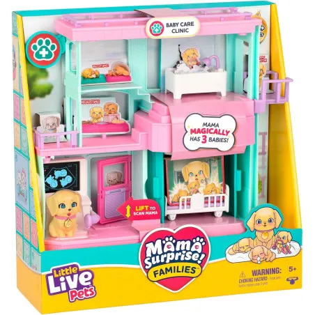 Little Live Pets Baby Care Clinic Mama Surprise Families Playset