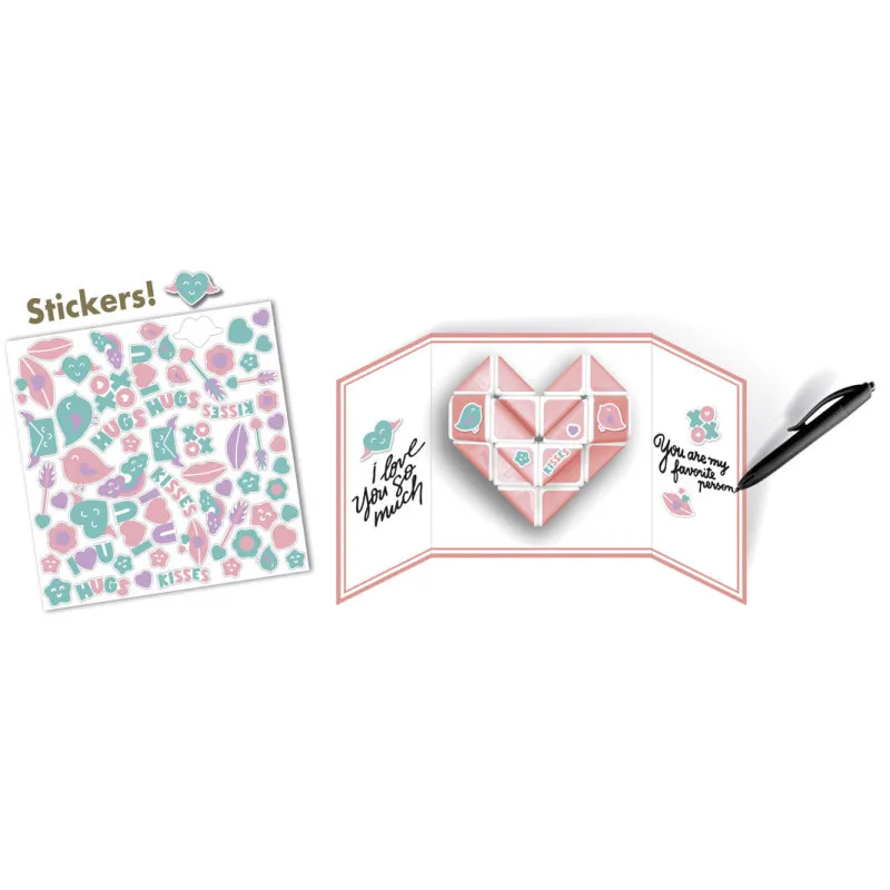 Cayro Love pink Twist Puzzle – Brain Teaser 6+