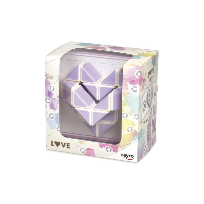 Casse-tête Cayro Love mauve – Puzzle rotatif 6+