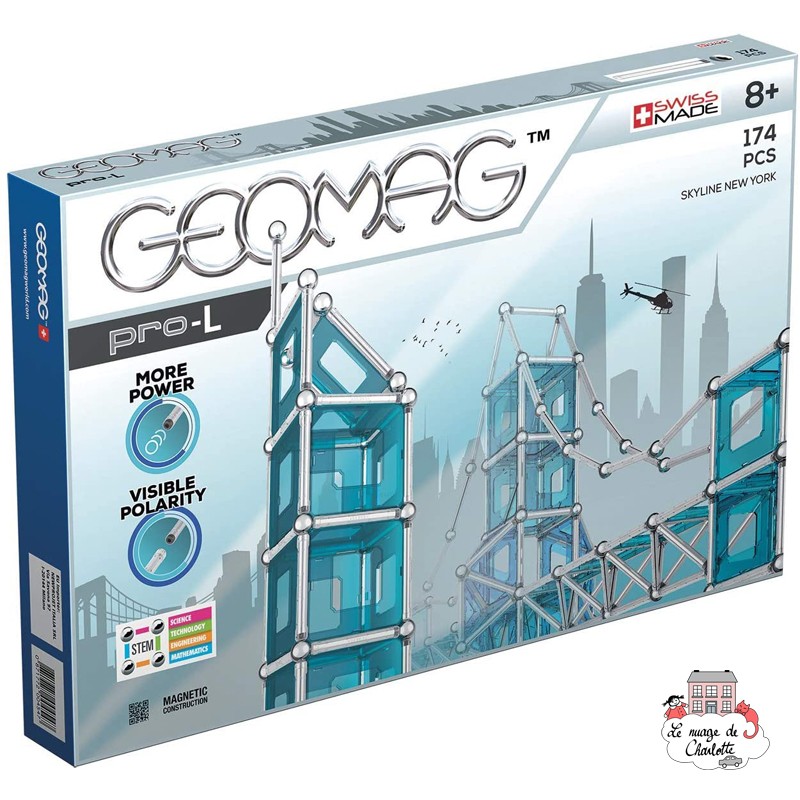 Geomag Pro-L Skyline New York - GEO-027 - Geomag - Magnetic elements - Le Nuage de Charlotte