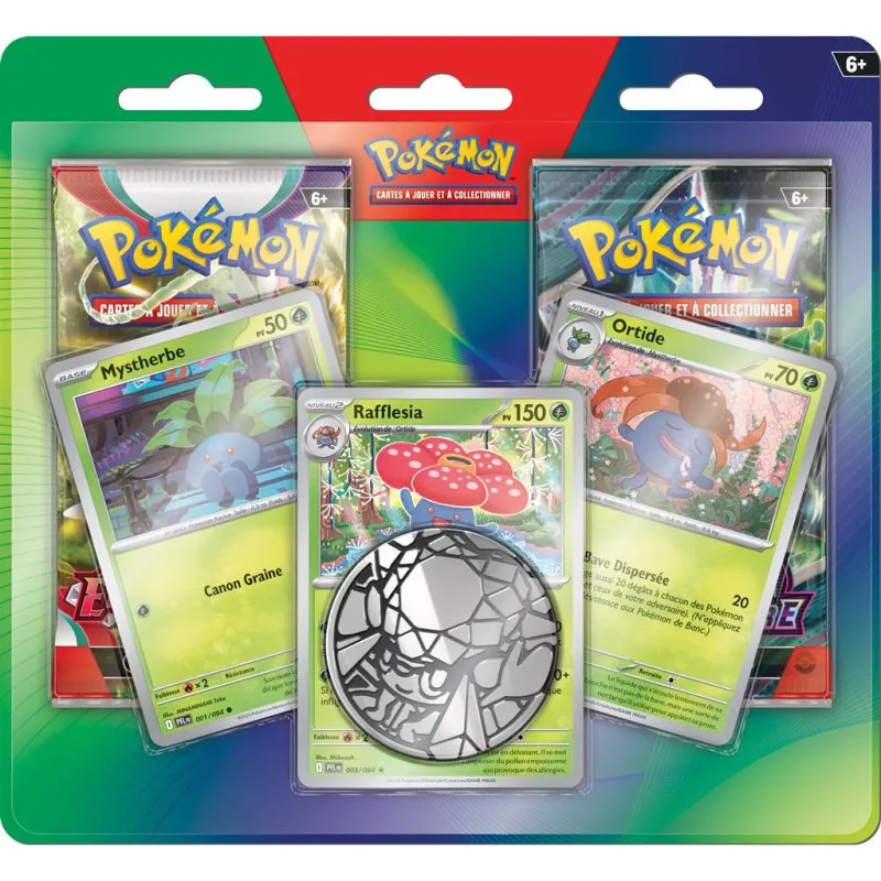 Pack Promo Mystherbe Ortide Rafflesia Pokémon JCC