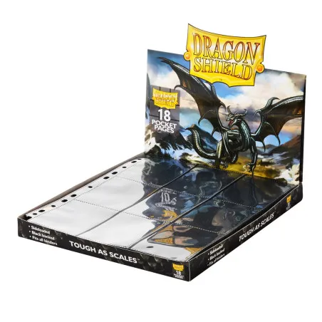 Dragon Shield Pages 18 cases Standard | 50 feuilles