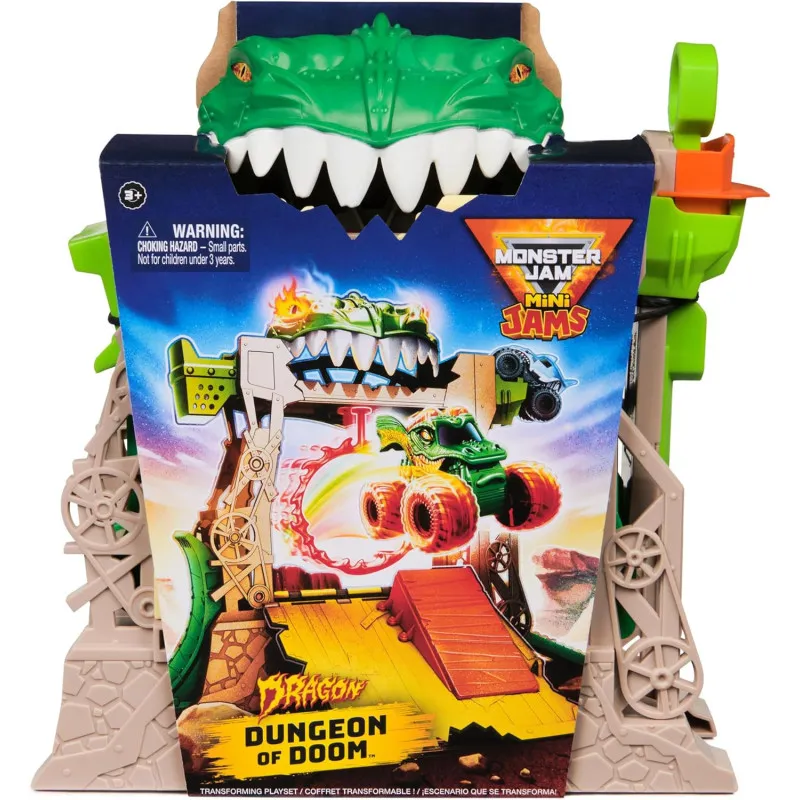 Monster Jam Dragon Dungeon of Doom - Stunt Playset