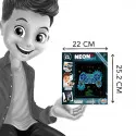 Buki Neon Gamepad – Cadre néon créatif