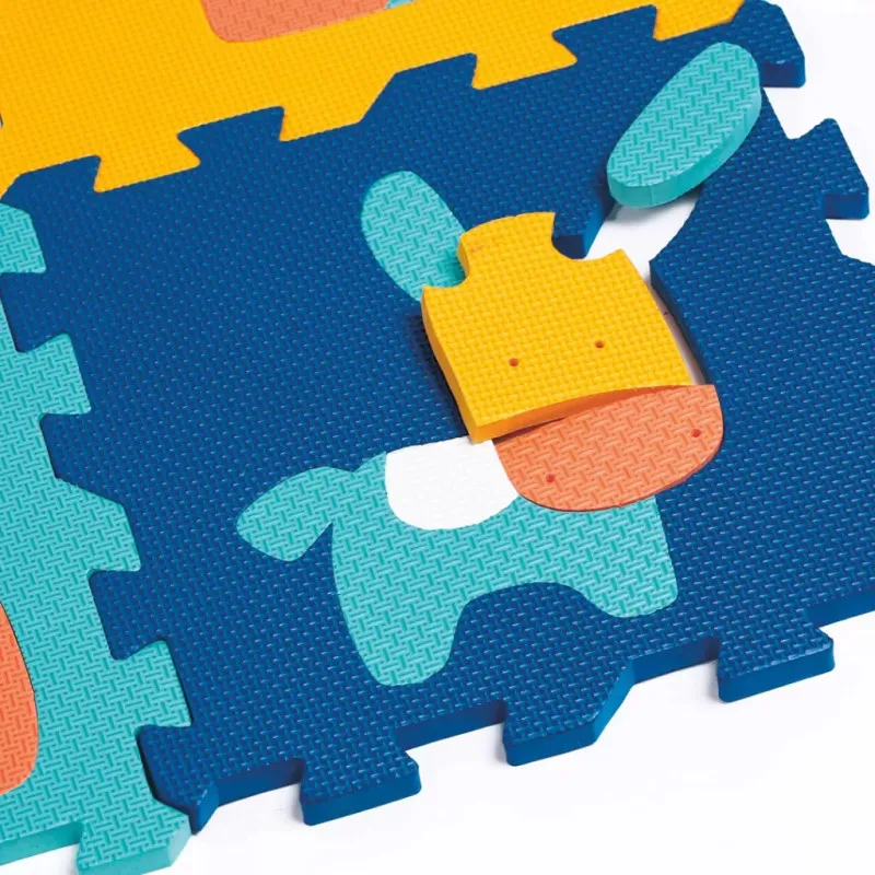 Tapis Mousse Animaux Ludi | Aire de jeu douce et sécurisée