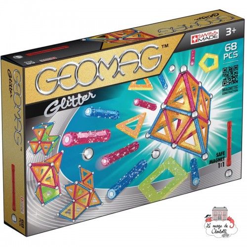 Geomag Glitter 68 - GEO-533 - Geomag - Magnetic elements - Le Nuage de Charlotte