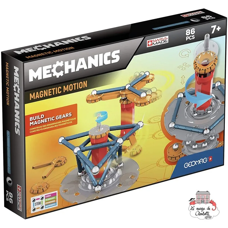 Geomag Mechanics Motion 86 - GEO-761 - Geomag - Magnetic elements - Le Nuage de Charlotte