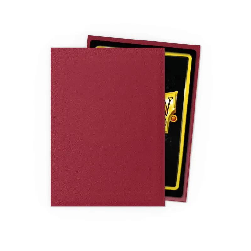 Sleeves Dragon Shield Matte Blood Red | 100 protège-cartes TCG