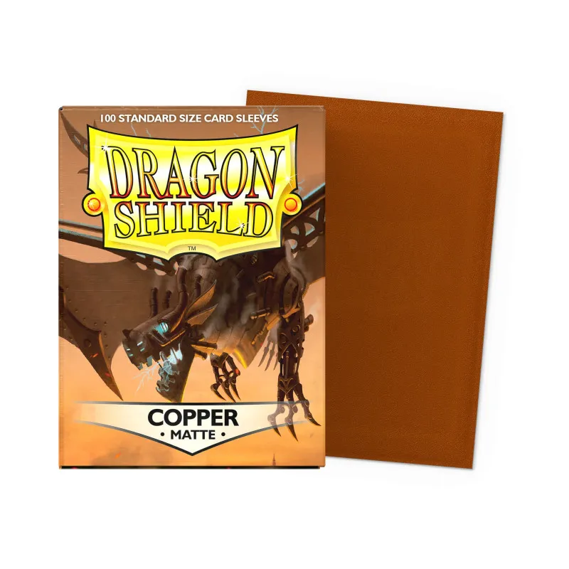Dragon Shield Matte Copper Sleeves | 100 TCG Card Sleeves